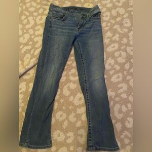 BKE Men's Blue Bootcut Jeans